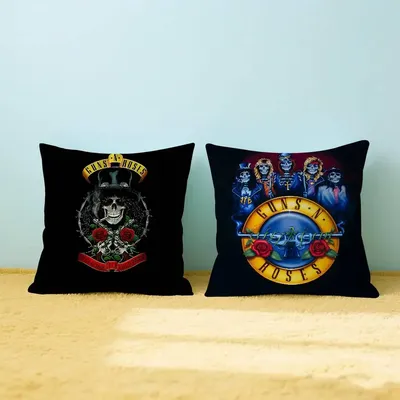 G-Guns N' R-Roses-S Kissen Anime Kissen Sofa Bett Kopf Kissenbezug Kissenbezug 45x45 cm Mode Image
