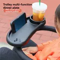 A04F-3 In 1 Passeggino Portabicchieri Antiscivolo Universale Passeggino Vassoio Passeggino Snack Catcher E Portabevande Accessori per passeggino