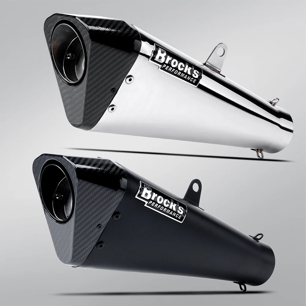 51 mm 60 mm Universal-Motorradauspuff aus Kohlefaser-Escape-Schalldämpfer für Busa GSX1300R GSX1000 ZX14R CBR1000RR-R Image