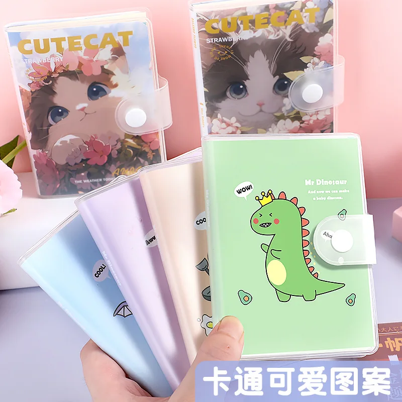 Kreative Inspiration, 100 Karat Druckknopf, kleiner Gummiabdeckung, Notizblock für Studenten, tragbares Notizbuch, Schreibwaren, zufälliges 1 Buch Image