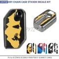 Nuovo set di adesivi per copritasti chiave telecomando per moto custodia a conchiglia portachiavi adatto per R1200GS R LC R1250GS ADV C400GT F750/F850GS