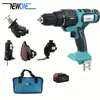 NEWONE 18/20 V maximaler Lithium-Ionen-Akku mit 5-in-1-Kopf, eine Ladung und eine große 4 A-Batterie, blaue Stoffverpackung