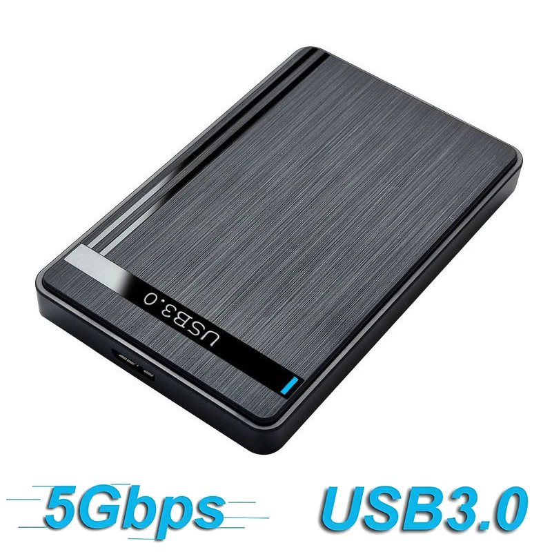 2,5-Zoll-HDD-Gehäuse SATA zu USB 2.0 3.0 Typ C Externes mobiles Festplattengehäuse für Laptop-PC 5 Gbit/s Geschwindigkeitsgehäuse Aufbewahrungskoffer Image