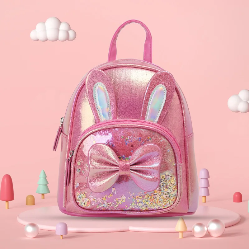 Nouveau sac à bandoulière mode mignon sac d'école à paillettes personnalisé à la mode fille sacs retour à l'école grande capacité sac à dos de vacances
