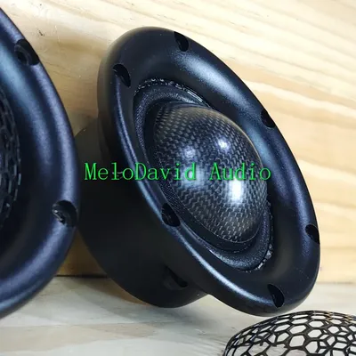 2 Stück MeloDavid Audio MR350S Carbon Fiber Dome Pure Midrange-Lautsprecher Image
