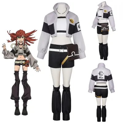 Riyo Reaper Cosplay Anime GACHIAKUTA Kostüm Halloween Party Anzug Image