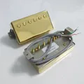 Set di pickup per manico e ponte per chitarra elettrica Set di pickup Humbucker Alnico II per parti di chitarra LP, cromo/oro Scegli