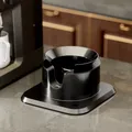 Pulitore automatico elettrico 220V per macchina per caffè espresso Maniglia macchina per la pulizia dei fondi di caffè con spazzola Spin Cleaner Caffè