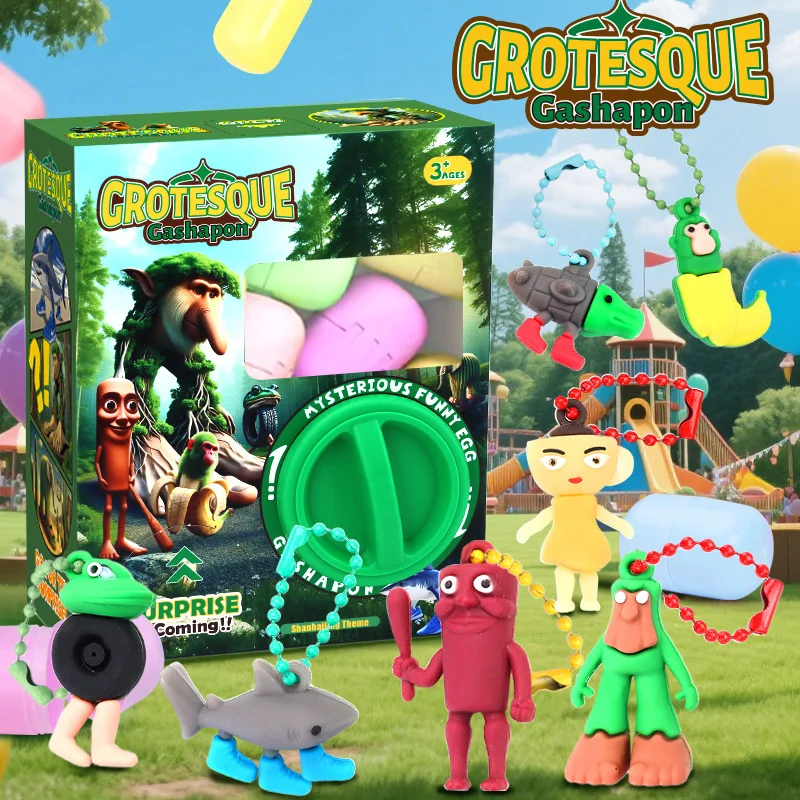 2025 neue Kinderspielzeug Jungen Geburtstagsgeschenke Überraschung Blind Box Shanhaijing Ei Twisting Maschine Blind Box Figuren Dekorationen Image