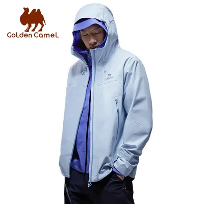 GOLDEN CAMEL Hard Shell Jackets Unisex Professional Windbreakers Windproof Waterproof High Performance Single Jacket for Men