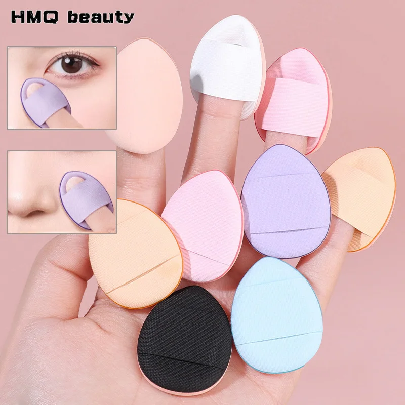 20Pcs Mini Finger Puff Make-Up Schwamm Set Air Kissen Kosmetische Puffs Nass & Trocken BB Creme Applikator Concealer Foundation Puff Image