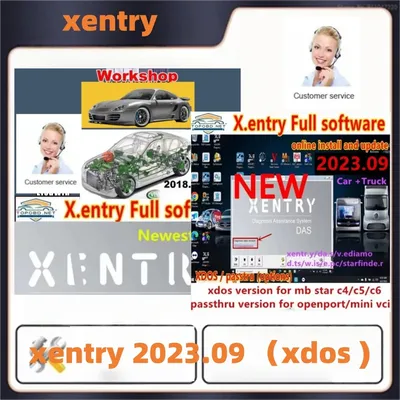 2023 xentry XDOS/Passthru Certificate DAS DTS Monaco Let's See EPC WIS ASRA Starfinder For MB STAR sd C4/C5/C6 openport 2.0