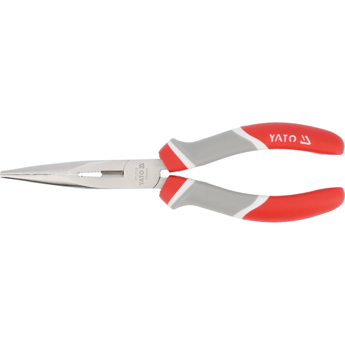 Flachrundzange, Telefonzange, Spitzzange 200mm mit Schneide Image