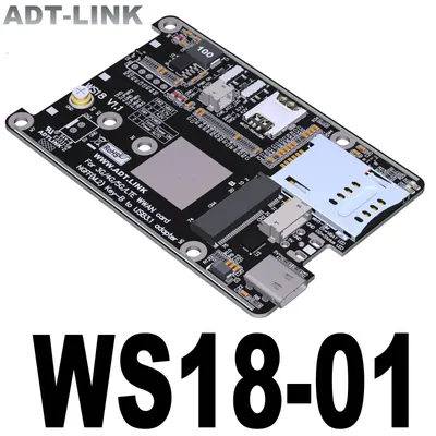 ADT NGFF M.2 B Key WWAN 5G IoT Slot To USB 3.1 Type C 4G LTE 5G Module Unicom Mobile Telecom Modular Adapter Card 2230/3042/3052