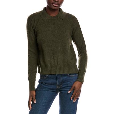 Minnie Rose Collared Cashmere Sweater