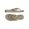 Ilse Jacobsen Damen Sandale, Gr. 39, gold, kein Etikett