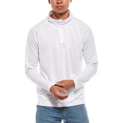 Vintage Summer Performance Mock Neck Shirt