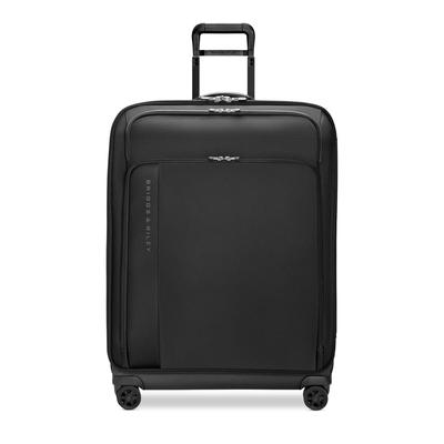 Briggs & Riley Large Expandable Spinner Checked Bag - Black