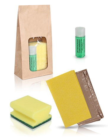 Amenities- Reinigungsset in Bio Box Nr. 1 für Touristenunterkünfte - 30 Stück Image