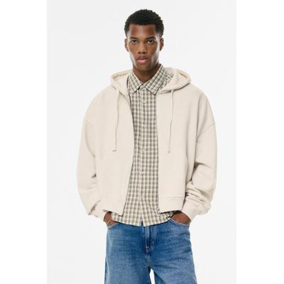 Cropped Zip-Up Hoodie