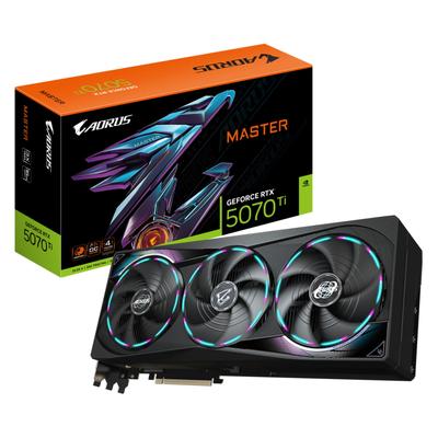 GIGABYTE Grafikkarte "AORUS GeForce RTX 5070 Ti MASTER 16G Grafikkarte - 16GB GDDR7, 256 Bit", eh13, Grafikkarten
