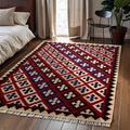 Teppich HANSE HOME "Kelim Rami", beige (creme multifarben), B:200cm H:3mm L:290cm, Wolle, Baumwolle, Teppiche, Wolle, Baumwolle, Natur, Handgewebt, orientalisch, Boho, traditionell