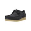 Mokassin CLARKS "Wallabee Evo", Herren, Gr. 42,5, blau, casual, Schuhe, mit simpler und vielseitiger Optik