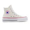 Sneaker CONVERSE "CHUCK TAYLOR ALL STAR LIFT", Gr. 38, vintage weiß, rot, navy, Textil, sportlich, Schuhe