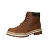 Schnürstiefelette TOM TAILOR "Tom Tailor Stiefelette Lederimitat/Textil", Herren, Gr. 45, nut, Lederimitat, Textil, casual, Schuhe