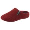 Pantoffel VERBENAS "YORK GALES", Damen, Gr. 41, rot (dunkelrot), Textil, klassisch, Schuhe, Pantoffel, Hausschuh, Homeslipper zum Schlupfen