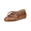 Bootsschuh PAVEMENT "Pavement Halbschuhe Leder", Damen, Gr. 39, braun, Leder, casual, Schuhe