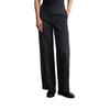 Jerseyhose MARC O'POLO "aus Interlock-Qualität", Damen, Gr. 46, Normalgrößen, blau (deep night blau), Obermaterial: 78% Baumwolle, 18% Polyester, 4% Elasthan, unifarben, casual, regular fit lang, Hosen