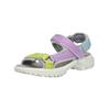Sandale IMAC "Imac Sandalen Textil", Kinder, Gr. 39, grau, lila, Textil, casual, Schuhe