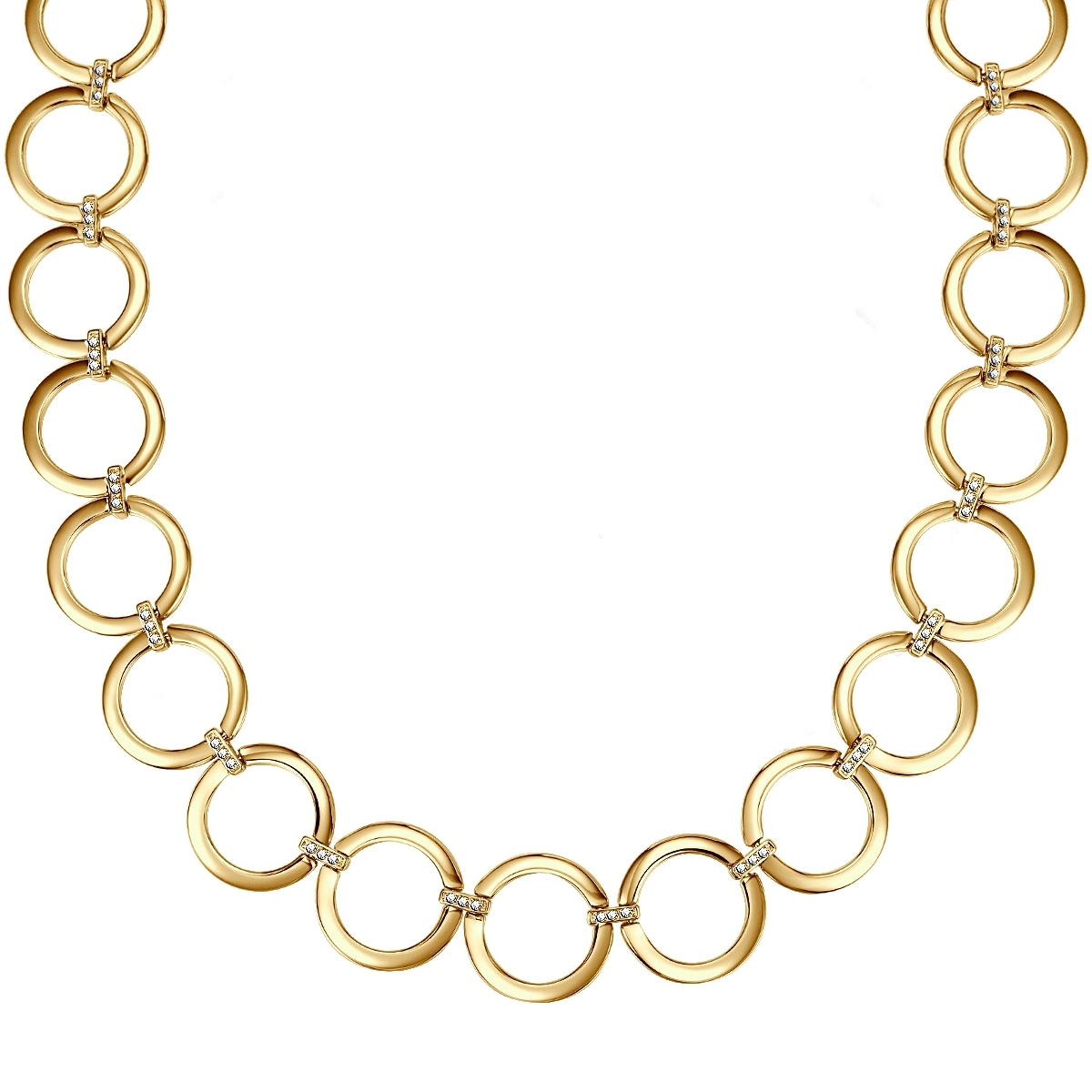 Lulu & Jane Womens Luluandjane Female Metal (alloy) Necklace - Gold - One Size | Lulu & Jane Sale | Discount Designer Brands