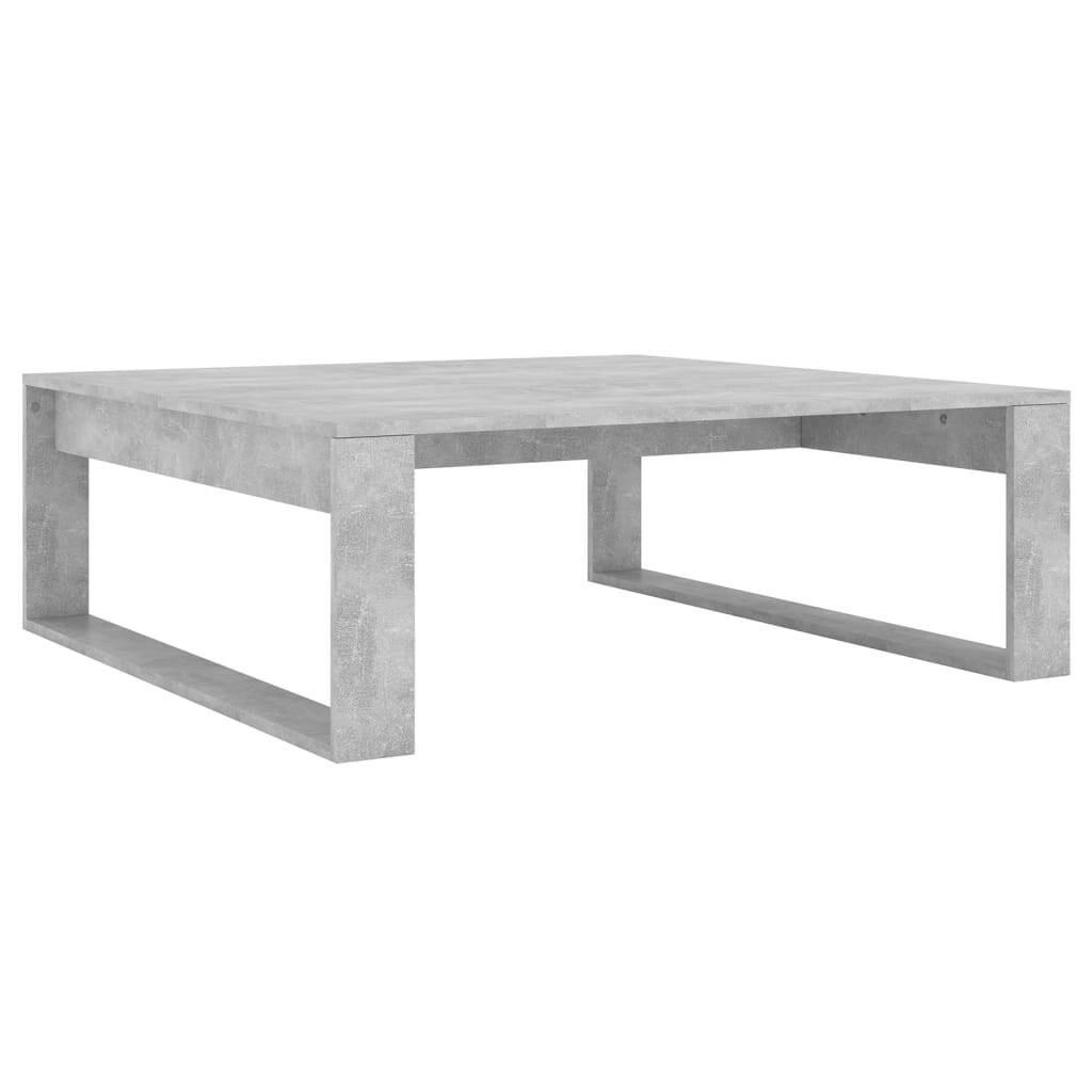 vidaXL Couchtisch Betongrau 100x100x35 cm Holzwerkstoff Image