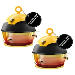 2x Qivee Wespenfalle für Tisch Haus & Garten Image