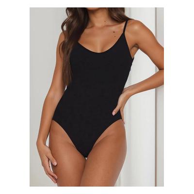 Damen Bodysuit mit Rundhalsausschnitt und Spaghetti-Trägern Image