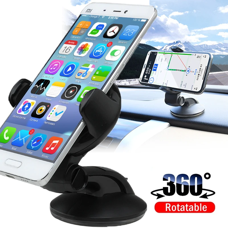 Support de téléphone portable universel pour voiture, support de téléphone dans la voiture, support de cellule de pare-brise, support de smartphone, support de téléphone portable de type