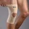 Genouillère de sport à haute élasticité, orthèse de soutien, rotule ouverte avec barres à ressort, équipement de protection pour le fitness, 1 pièce