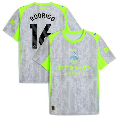 Manchester City PUMA Ausweichtrikot 2025-26 mit Aufdruck Rodrigo 16 Image