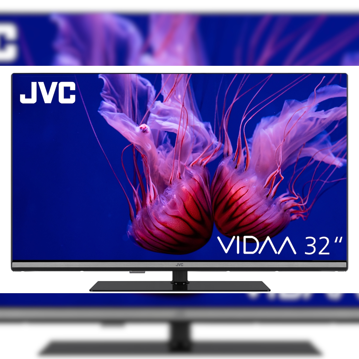 JVC QLED Fernseher 32 Zoll Smart TV VIDAA LT-32VQF555D Full HD Fernseher HDR TV Triple-Tuner Image