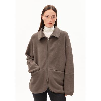 ANAAWIL | Fleecejacke aus Bio-Baumwolle - braun (S) Image
