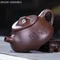 220ml Antique Yixing Purple Clay Teapot Handmade Zhu Mud Stone Scoop Kettle Chinese Zisha Tea Set Customized Household Teaware