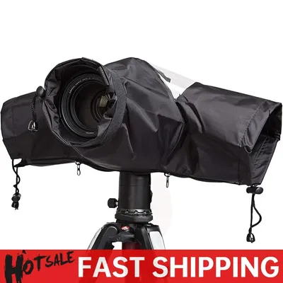 Waterproof Camera Rain Cover Raincoat Protector Dust Rain Protective Cover for Canon Nikon Sony Panasonic Fuji DSLR Camera