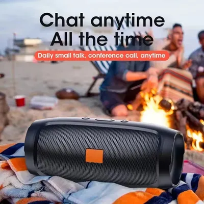 Portable Speaker Wireless Bluetooth-compatible Outdoor Waterproof 3D Stereo Loudspeaker Wireless Sound System Support FM Radio
