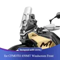 Per CFMOTO 450MT MT450 Parabrezza Parabrezza Anteriore Parabrezza 450 MT Parabrezza Sollevato per cf moto 450MT Accessori