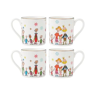 Lenox Set Of 4 Merry Grinchmas Mugs