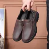 Neue echte Leder Rindsleder große lässige Lederschuhe Herren Lederschuhe Outdoor-Mode rutsch feste Lederschuhe Größe 39-48