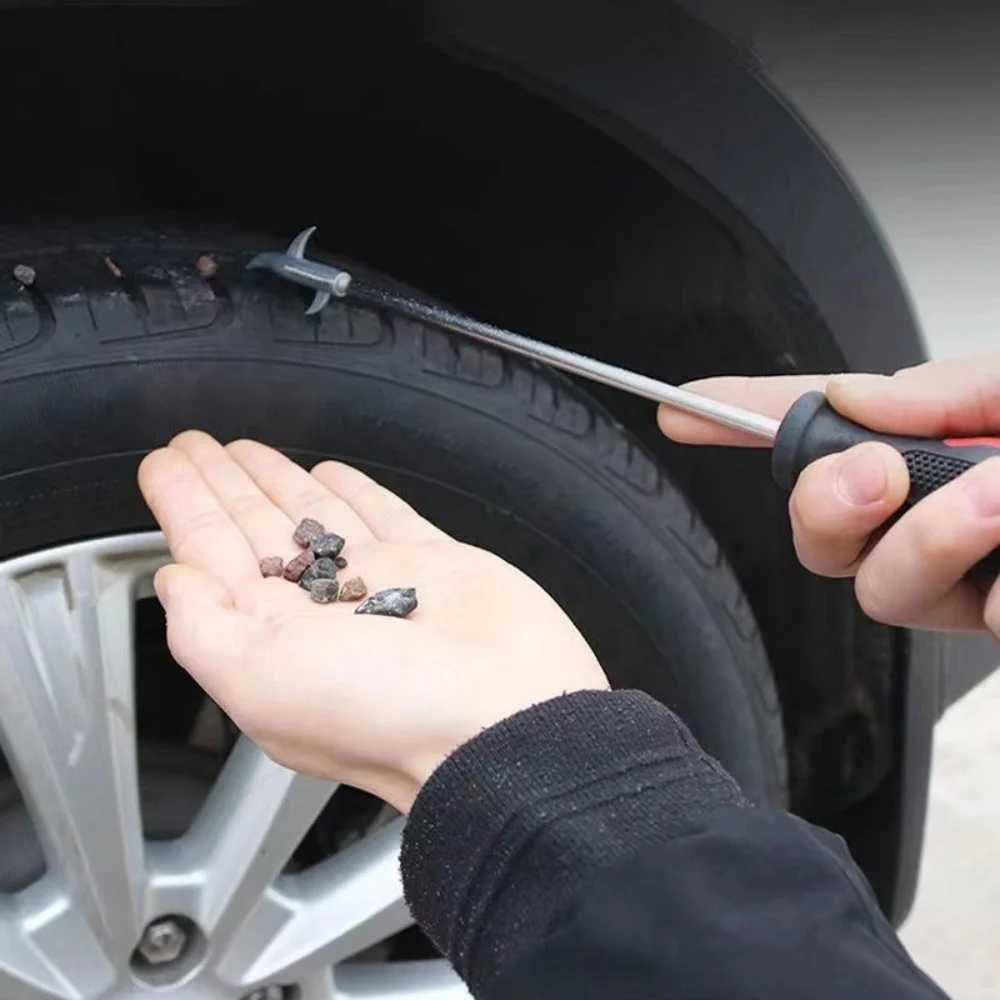 Reifen Reinigung Haken Auto Reifen Klar Stein Haken zum Entfernen Kies Reinigung Werkzeug Reifen Stein Reiniger Haken Reifen Reinigung Werkzeug Universal Image