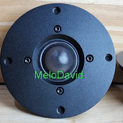 Ein Paar 2 Stück MeloDavid Audio D25E 25 mm Seidenkuppel-Hochtöner Image